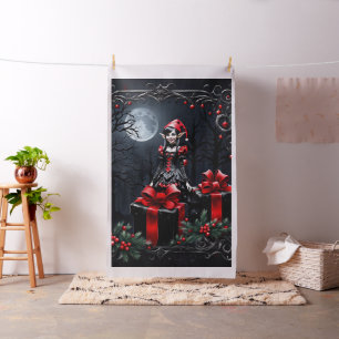 Cute Gothic Christmas Elf. Fabric