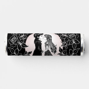 Cute Gothic Emo Kids Kiss Valentine's Day Breath Savers® Mints