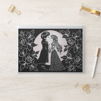 Cute Gothic Emo Kids Kiss Valentine's Day HP Laptop Skin