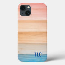 Cute Gradient colorful texture wood pattern