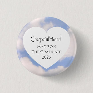 Cute Graduation 2026 Congratulations Message Heart Button