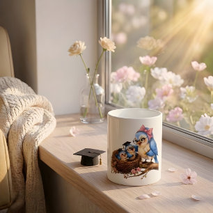 Cute Graduation Bird Specialty Mug