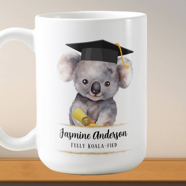 Cute Graduation Koala personalized Coffee Mug (Creator Uploaded)