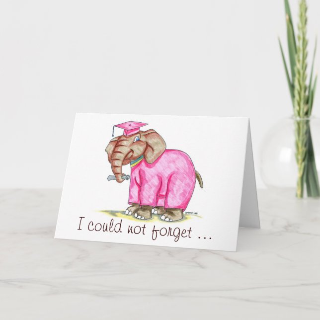 Cute Graduation Thank You Card (Front)