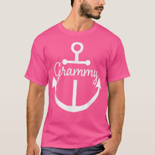 Cute Grammy Grandma Nautical Anchor T-Shirt