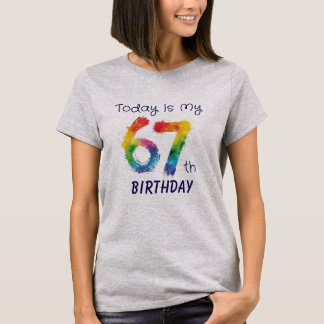 Cute Grammy's 67TH Birthday Personalize T-Shirt