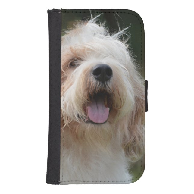 Cute Grand Basset Samsung Galaxy Wallet Case (Front)