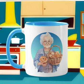 Cute Grandma Add Message  Mug by DoodlesGifts at Zazzle