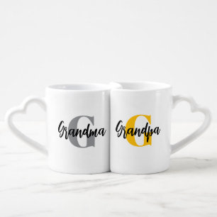 CUTE! Grandma and Grandpa matching Lovers' mugs