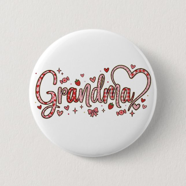 Cute Grandma Button (Front)