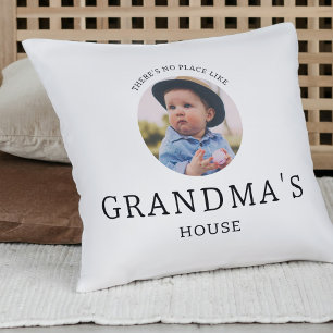 Cute Grandma Keepsake Photo Gift Throw Pillow