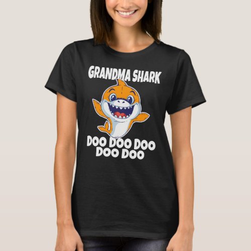 Cute Grandma Shark Doo Doo Doo T_Shirt