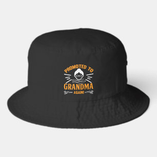 Cute Grandma-to-be word art  Bucket Hat