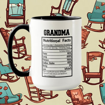 Cute Grandma Word Art Mug by DoodlesGifts at Zazzle