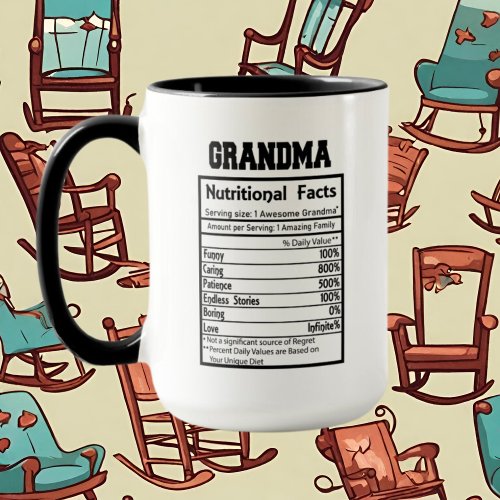 cute Grandma word art Mug