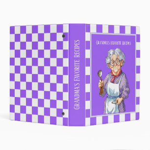 Cute Grandma's favorite recipe Mini Binder