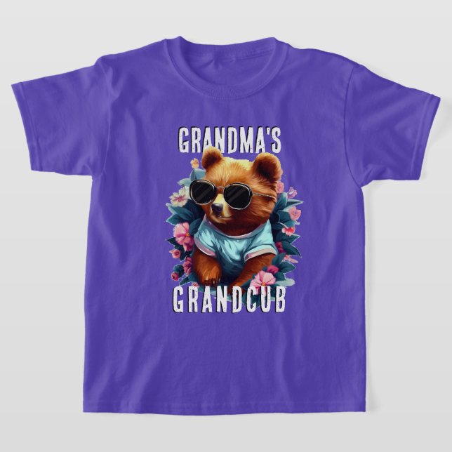 Cute Grandmas Grandcub T-Shirt (Laydown)