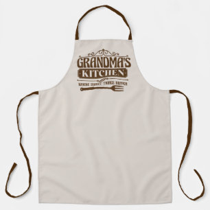 Cute Grandma's kitchen word art  Apron