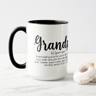 cute Grandpa definition word art Mug