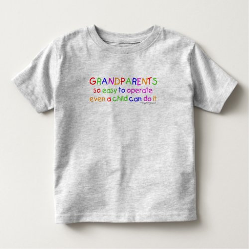 Cute Grandparents Love Toddler T_shirt