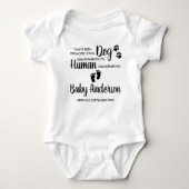 Cute Grandparents Pregnancy Announcement  Baby Bodysuit (Front)