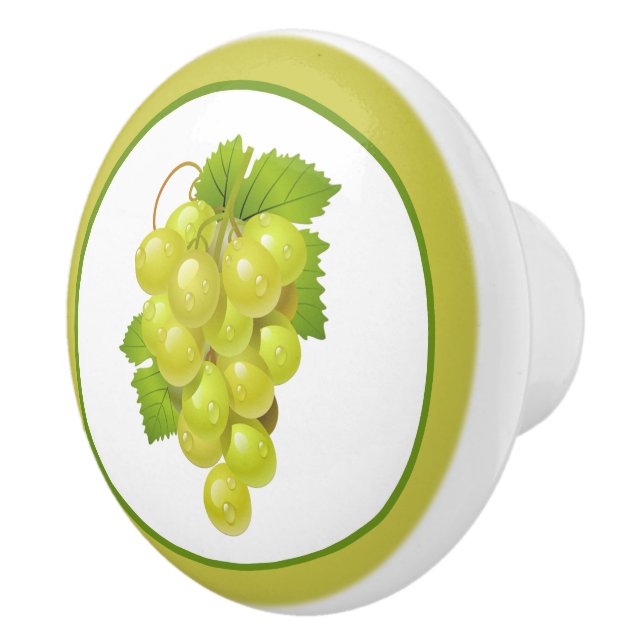 Cute grape lovers fruit  ceramic knob (Right)