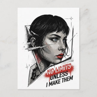 Cute Graphic T-Shirt Postcard