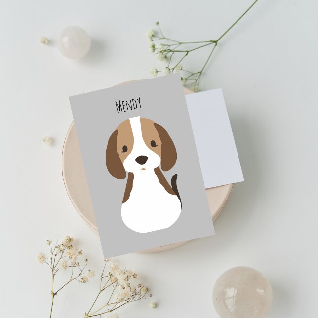 Cute gray dog pattern air freshener (Creator Uploaded)