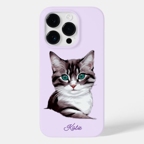 Cute Gray Kitten Case_Mate iPhone Case