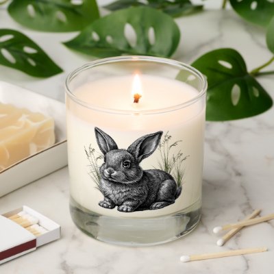 Cute Gray Rabbit 