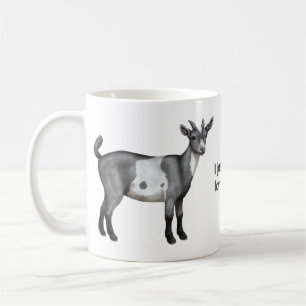 Cute Gray Spotted Goat Coffee Mug