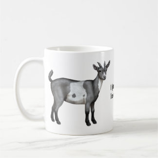 Cute Gray Spotted Goat Coffee Mug