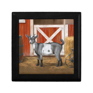 Cute Gray Spotted Goat Gift Box