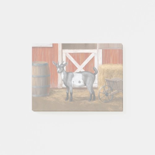 Cute Gray Spotted Goat Post_it Notes