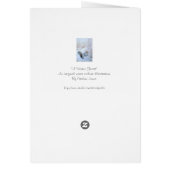 cute gray squirrel snow scene with grandad verse cards (Back)