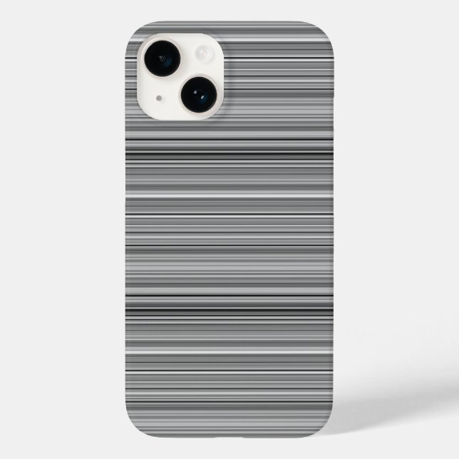 Cute gray stripes Case-Mate iPhone case (Back)
