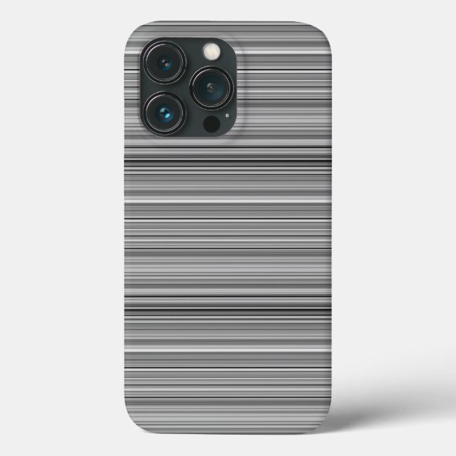 Cute gray stripes Case-Mate iPhone case (Back)