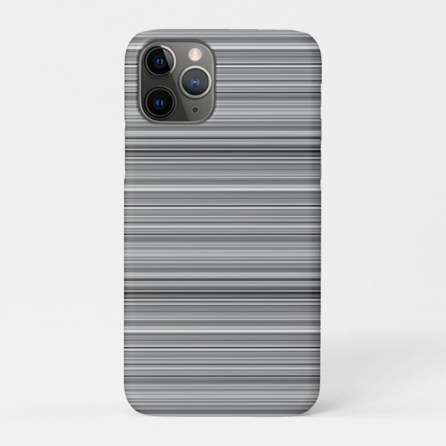 Cute gray stripes Case-Mate iPhone case (Back)