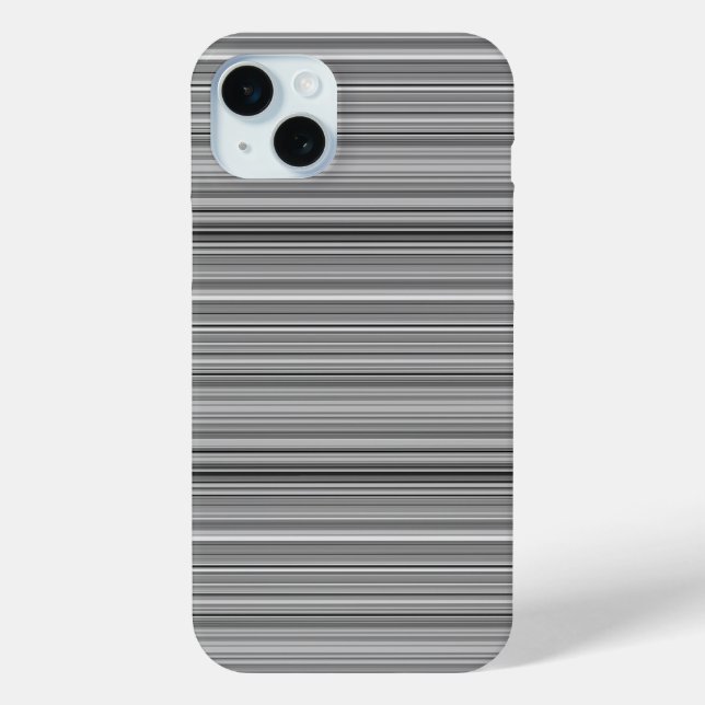 Cute gray stripes Case-Mate iPhone case (Back)