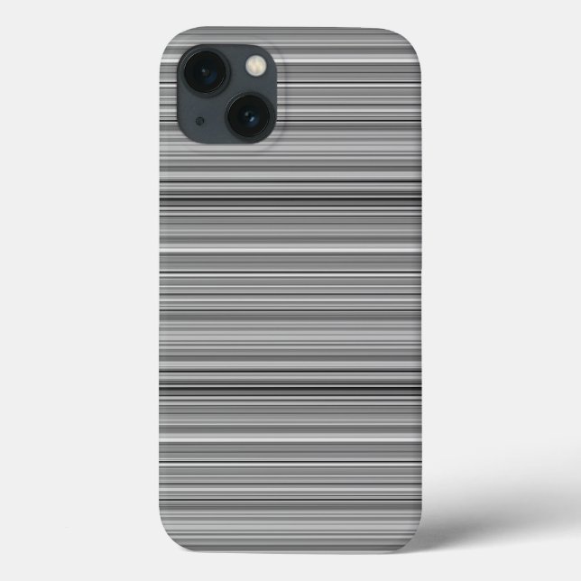 Cute gray stripes Case-Mate iPhone case (Back)
