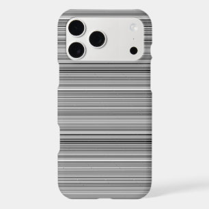 Cute gray stripes iPhone 17 pro max case