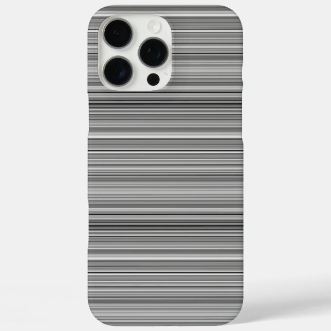 Cute gray stripes Case-Mate iPhone case (Back)