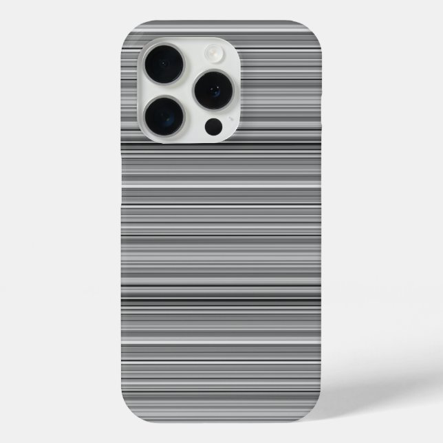 Cute gray stripes Case-Mate iPhone case (Back)