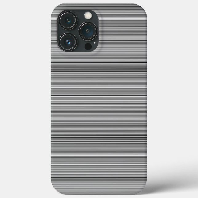 Cute gray stripes Case-Mate iPhone case (Back)