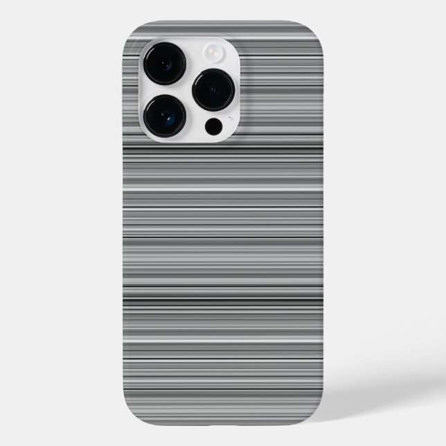Cute gray stripes Case-Mate iPhone case (Back)