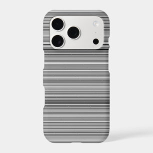 Cute gray stripes iPhone 17 pro case