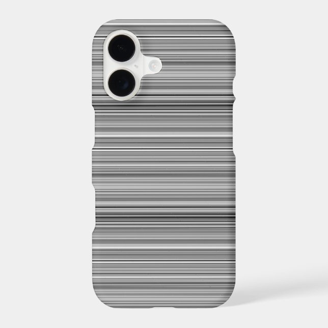 Cute gray stripes Case-Mate iPhone case (Back)