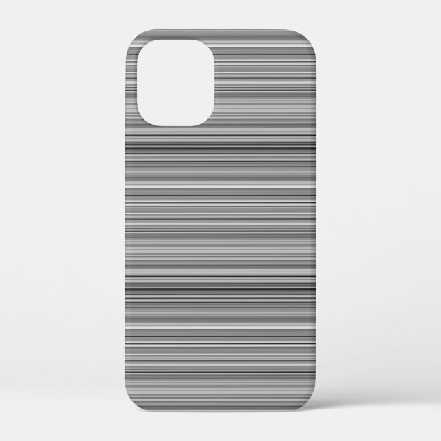 Cute gray stripes Case-Mate iPhone case (Back)