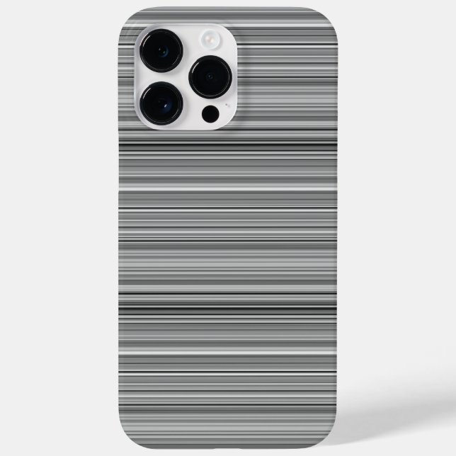Cute gray stripes Case-Mate iPhone case (Back)