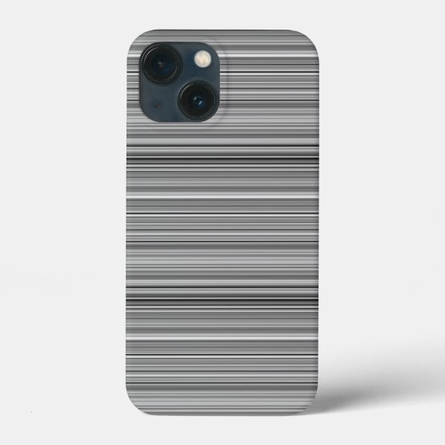 Cute gray stripes Case-Mate iPhone case (Back)
